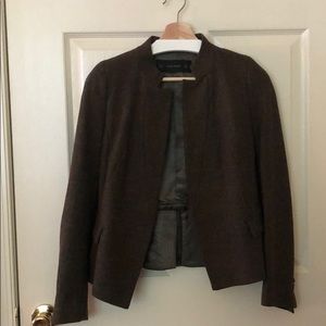 Brown wool blazer